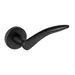 Vecta Lever - Passage Set Round Rose (Handles only) Matt Black image