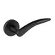 Vecta Lever - Passage Set Round Rose (Handles only) Matt Black thumbnail