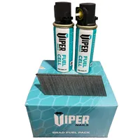 Viper Galv Angled Brad Nails with 2 Fuel Cells (32mm) x 2000