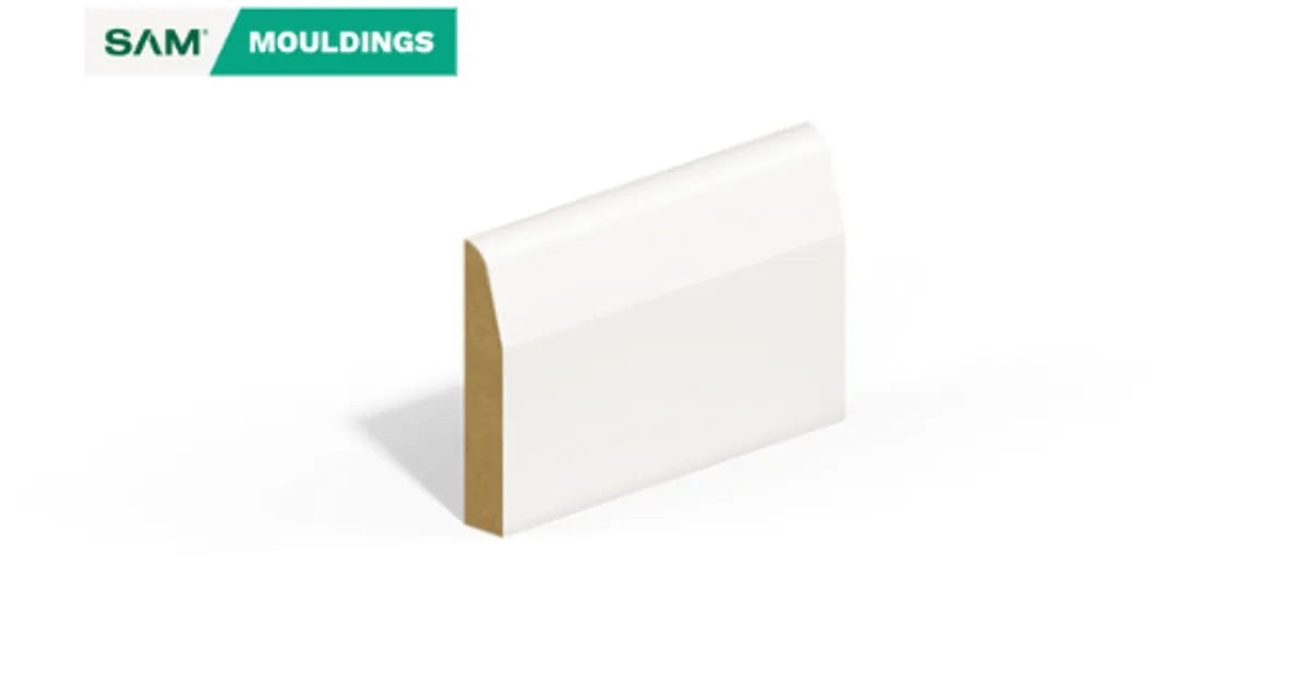 Shawfield Timber | White Primed MDF Chamfer & Round Skirting / Facing