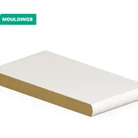 White Primed MDF Bullnose Cill (3.66m x 244mm x 25mm)