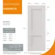 Internal Hardwick 2P Primed Door (1981mm x 610mm x 35mm) thumbnail