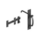 GateMate Heavy Suffolk Latches - Black thumbnail