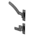 GateMate Curved Rail Hinges - Right Handed - Black (12" / 300mm) image