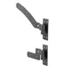 GateMate Curved Rail Hinges - Right Handed - Black (12" / 300mm) thumbnail