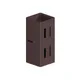 FenceMate HoldFast Post Extender - Brown (3" x 3" / 75mm x 75mm) thumbnail