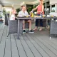 Ultrashield Naturale Composite Decking Board - Grooved Edge - Light Grey (4.8m x 138mm x 23mm) thumbnail