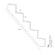 Pine Stair Stringer - 5 Tread (250mm x 170mm) thumbnail