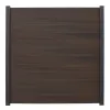 Ultrashield Composite Fencing Boards (3 Pack) - Walnut (1.76m x 147mm x 21mm - 140mm cover) fence colour