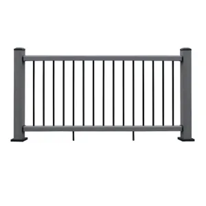 Ultrashield Naturale Railing Kit - Light Grey (Handrail, Baserail, Spindles & Fixings) image