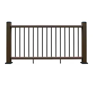 Ultrashield Naturale Railing Kit - Walnut (Handrail, Baserail, Spindles & Fixings) image