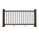 Ultrashield Naturale Railing Kit - Walnut (Handrail, Baserail, Spindles & Fixings) thumbnail