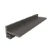 Ultrashield Composite Cladding Slatted F-Trim - Sliver Grey (3.6m x 75mm x 54mm) image