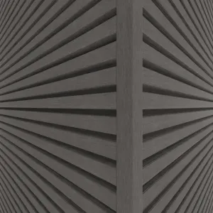 Ultrashield Composite Cladding Slatted Board - Silver Grey (3.6m x 195.5mm x 25mm) image