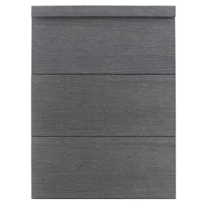 Ultrashield Composite Cladding Traditional F-Trim - Light Grey (3.6m x 47.5mm x 45.5mm) image