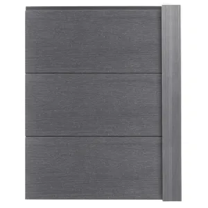 Ultrashield Composite Cladding Traditional Outside Corner Trim - Light Grey (3.6m x 59mm x 55mm) image
