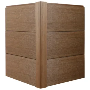 Ultrashield Composite Cladding Traditional Outside Corner Trim - Teak (3.6m x 59mm x 55mm) image