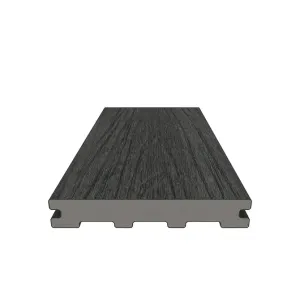 Ultrashield Naturale Composite Decking Board - Grooved Edge - Ebony (4.8m x 138mm x 23mm) image