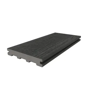 Ultrashield Naturale Composite Decking Board - Grooved Edge - Ebony (4.8m x 138mm x 23mm) image