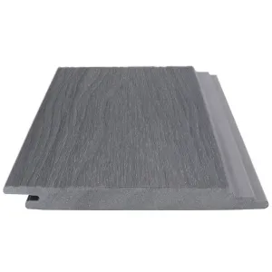 Ultrashield Composite Cladding Traditional Board - Light Grey (3.6m x 142mm x 13mm) image