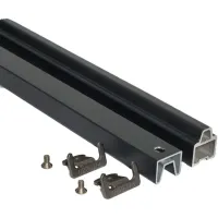 Ultrashield Fence Top & Bottom Rail, Bracket & Screws (0.9m x 25mm x 21mm)