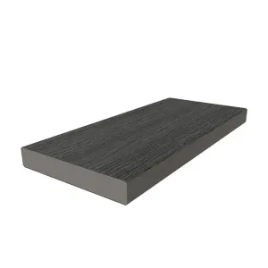 Ultrashield Essentials Composite Decking Board - Square Edge - Silver Grey (3.6m x 138mm x 23mm) image