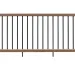 Ultrashield Naturale Railing Kit - Teak (Handrail, Baserail, Spindles & Fixings) image