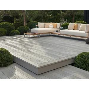 Millboard Enhanced Grain Composite Decking Board - Smoked Oak (3.6m x 126mm x 32mm) image
