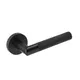 Tactil Lever - Passage Set Round Rose (Handles only) Matt Black thumbnail