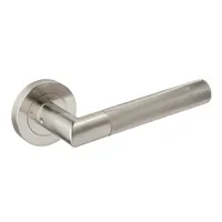Tactil Lever - Passage Set Round Rose (Handles only) Satin Nickel