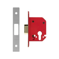 StrongBOLT Euro Profile Mortice Deadlock - Stainless Steel (2.5")