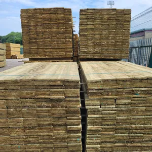Green Treated Timber Fencing Slat (1.8m x 100mm x 19mm) image