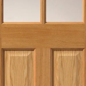 Internal Oak Dean P/F Glazed Door (1981mm x 686mm x 35mm) image