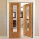 Internal Oak Mistral P/F Glazed Door (1981mm x 762mm x 35mm) thumbnail