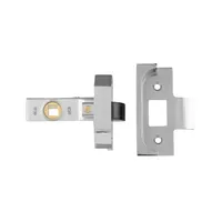 2650 Rebated Tubular Latch - Silver Enamel (2.5")